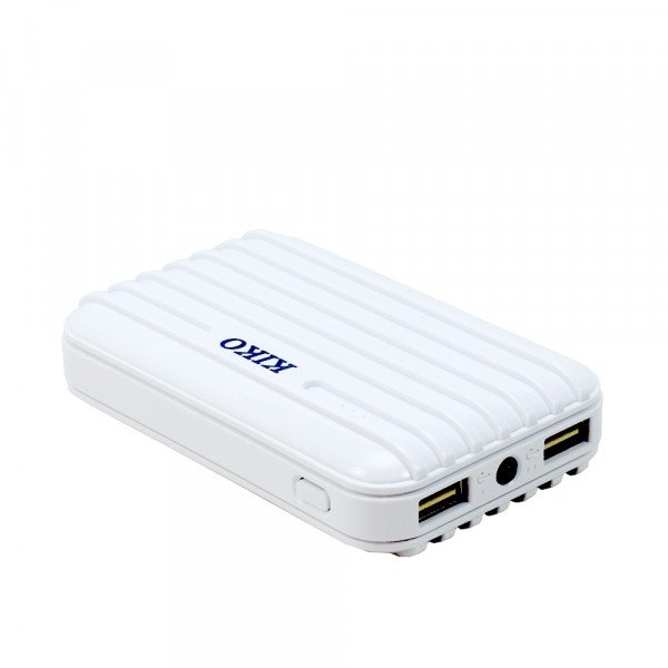 Wholesale Universal 7800 mah Portable Power Bank Charger (White)